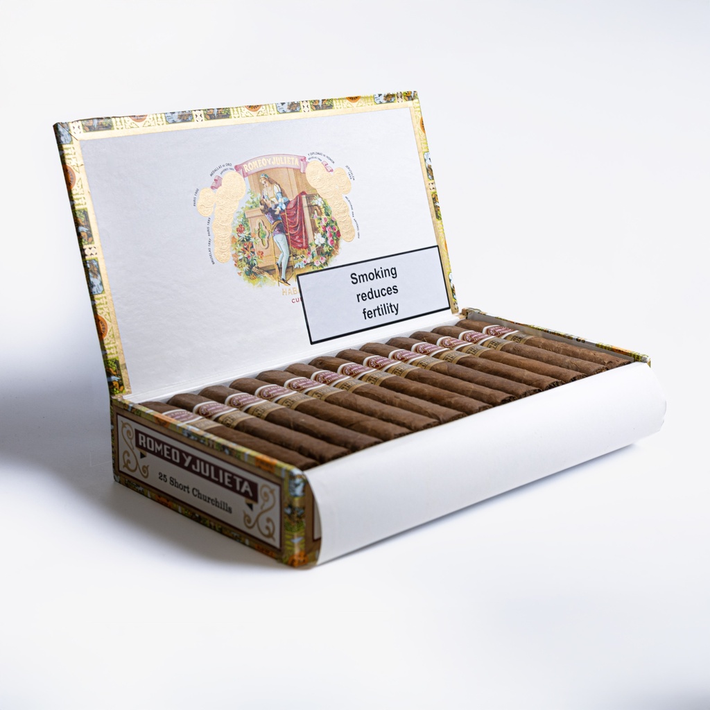 Romeo Y Julieta Short Churchills - Box Of 25 Cigars