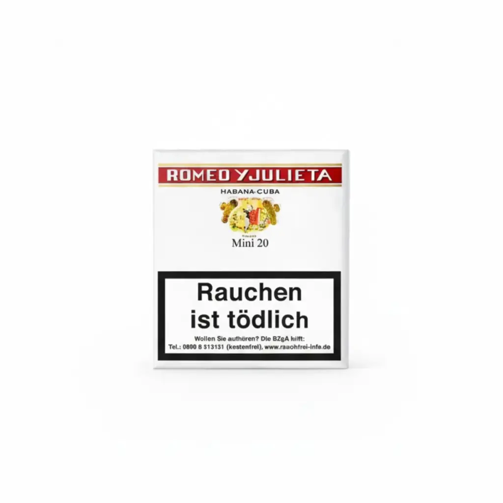 Romeo Y Julieta Mini - Pack Of 20 Cigarillos
