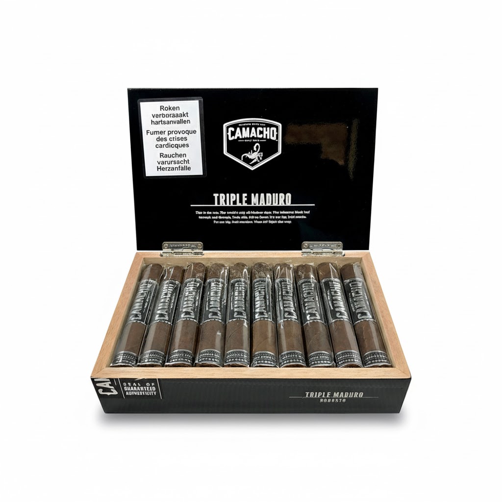 Camacho Triple Maduro Robusto - Box Of 20 Cigars