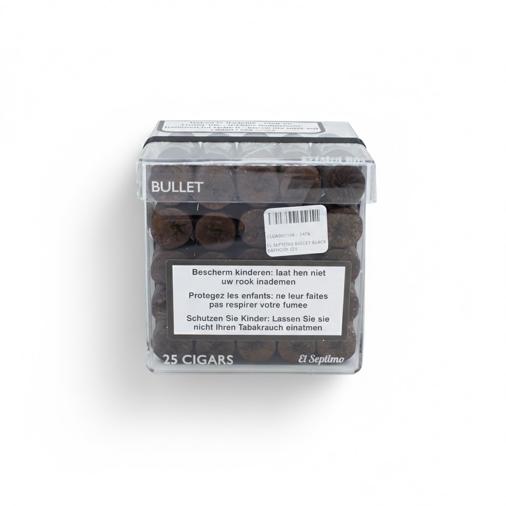 El Septimo Daimond Bullet Black - Box Of 25 Cigars