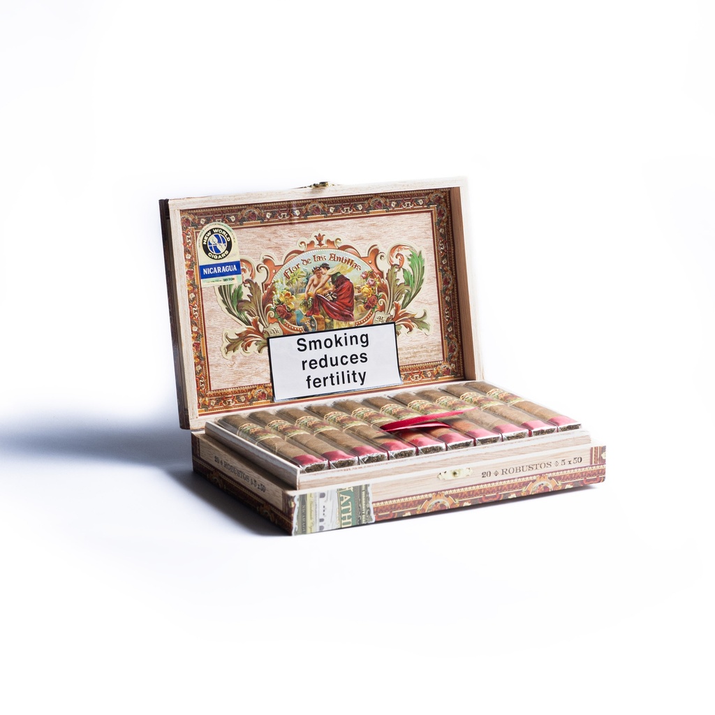 Flor De Las Antillas Robusto - Box Of 20 Cigars