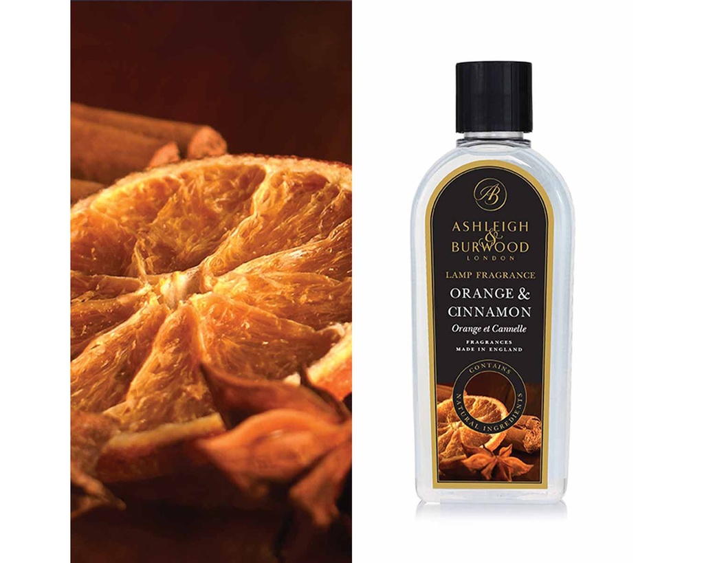 Lamp Fragrance - Ashleigh & Burwood Orange & Cinnamon - 500Ml