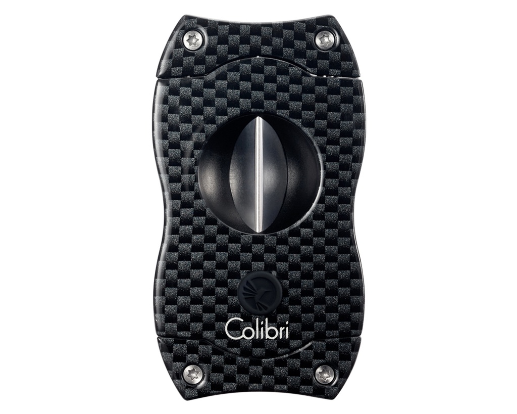 Cigar Cutter - Colibri V-Cut Carbon Fiber Black