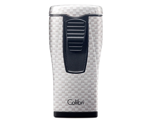 [12101] Lighter - Colibri Monaco Carbon Silver