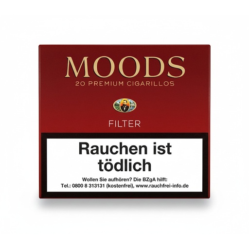 [12158] Danneman Moods Filter - Pack Of 20 Cigarillos