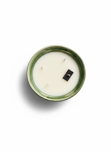 [12728] Candle - Lcdt Big Green Fall