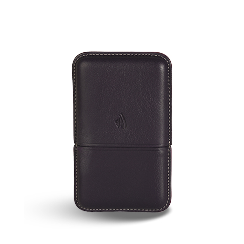 [12741] Cigarette Case - Recife Chesterfield Culture Black Dalhia