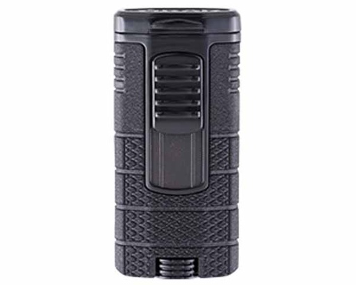 [12853] Lighter - Xikar Tactical Triple Black/Black