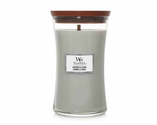 [12980] Candle - Woodwick Lavender Cedar - Large