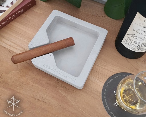 [13043] Ashtray - Les Fines Lames Monas Grey - 1 Cigar
