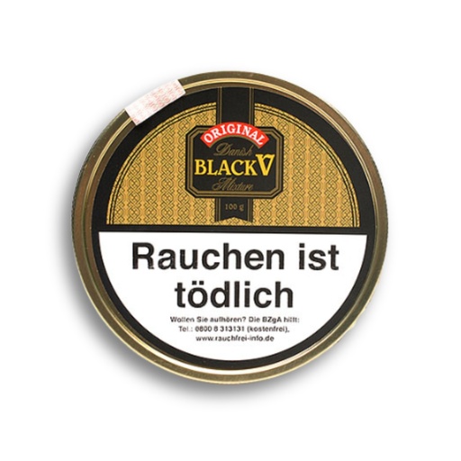 [13212] Pipe Tobacco - Mac Baren Danish Black V - Tin Of 100G