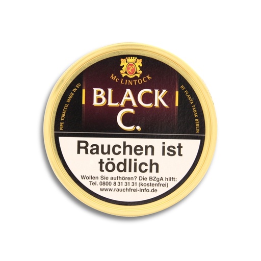 [13213] Pipe Tobacco - Mac Baren Danish Lintock Black C - Tin Of 100g