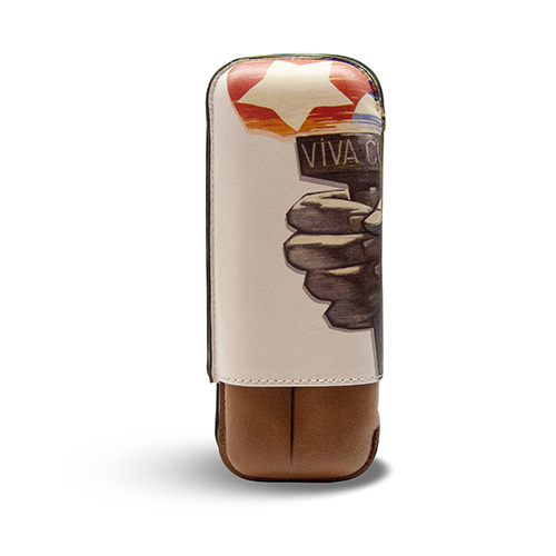 [13243] Cigar Case - Recife Viva Cuba Whisky - 2 Cigars