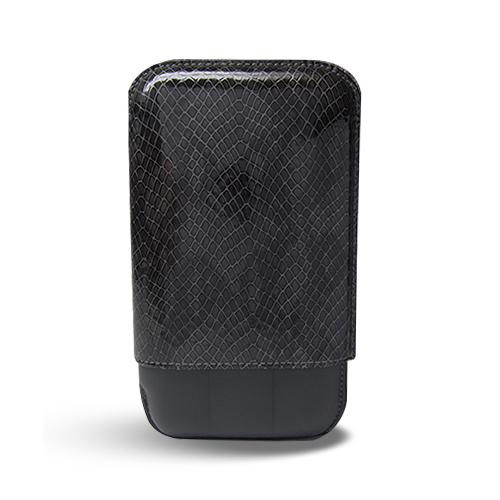 [13264] Cigar Case - Recife Miami Vice Anatomic Grey - 3 Cigars
