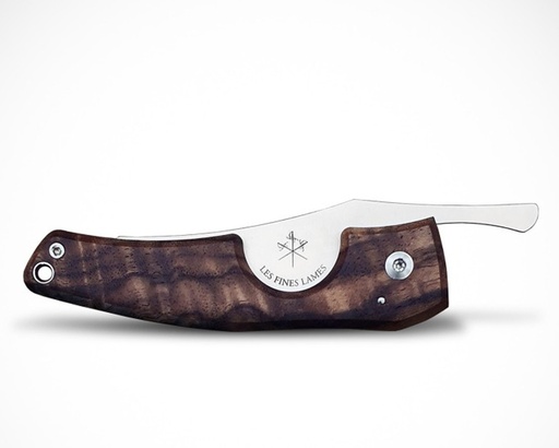 [13538] Cigar Cutter - Les Fines Lames Knive Le Petit Gunstock Walnut Burl