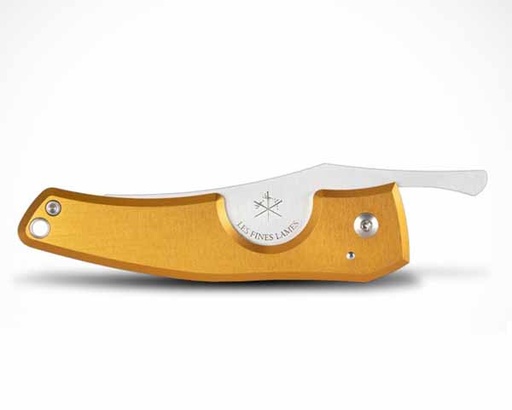 [13539] Cigar Cutter - Les Fines Lames Knive Le Petit Anodized Yellow
