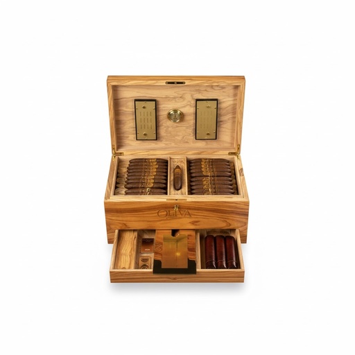 [16402] Oliva Elie Bleu Limited Edition Collector Humidor - Humidor Of 95 Cigars