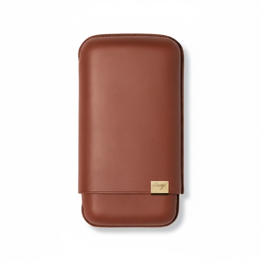 [16461] Cigar Case - Davidoff Xl-3 Light Brown - 3 Cigars