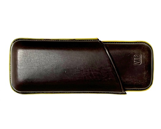 [16623] Cigar Case - Vb Gordo Yellow - 2 Cigars