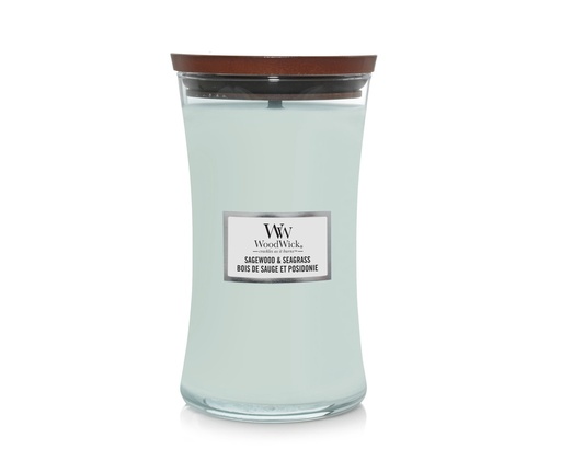 [16651] Candle - Woodwick Sagewood & Seagrass - Large