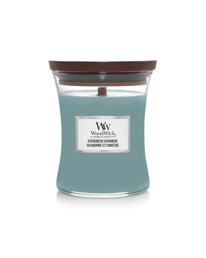 [17043] Candle - Woodwick Evergreen Cashmere - Medium