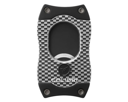 [17093] Cigar Cutter - Colibri S-Cut Carbon White/Silver