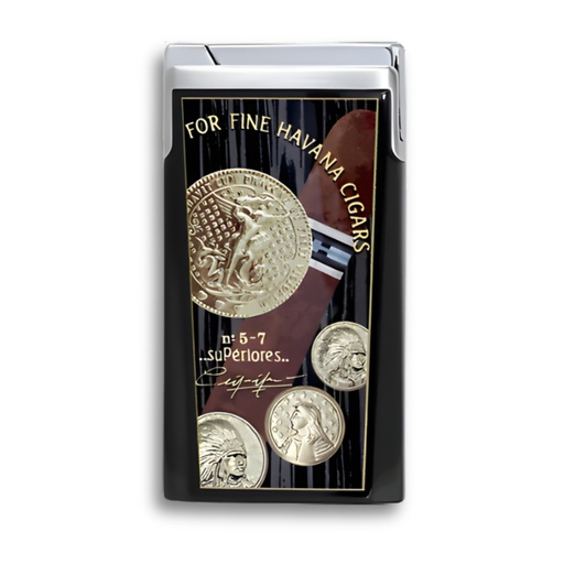 [17210] Lighter - Elie Bleu J-15 Medals Black