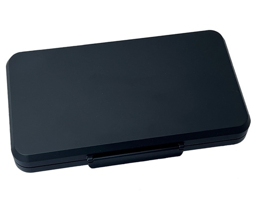 [17232] Humidor - Vb Aluminium Travel Humidor Smooth Black - 5 Cigars