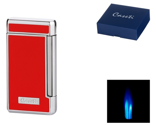 [17411] Lighter - Caseti Paris Double Jet Red