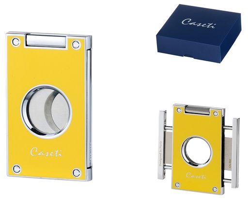 [17412] Cigar Cutter - Caseti Paris Yellow