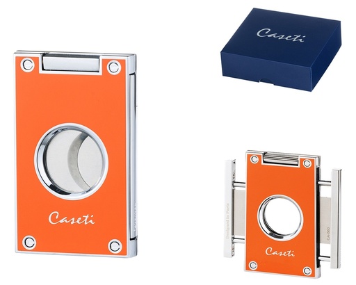 [17417] Cigar Cutter - Caseti Paris Orange