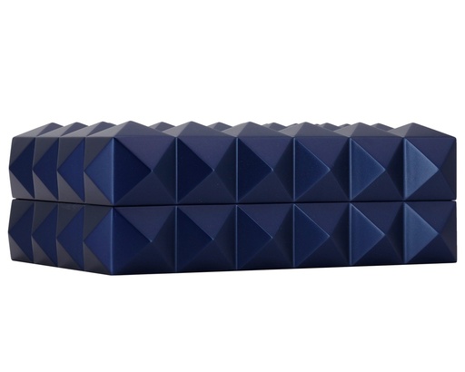 [17507] Humidor - Colibri Quasar Desktop Navy Blue - 45 Cigars