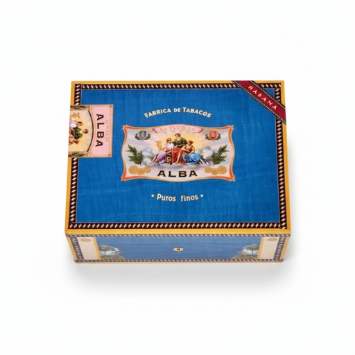 [18014] Humidor - Elie Bleu Alba Sycomore Blue - 200 Cigars
