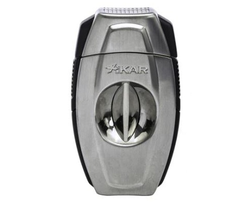 [18744] Cigar Cutter - Xikar Flip Dual Brushed Chrome