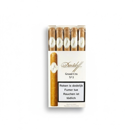 [8697] Davidoff Grand Cru No. 3 - Pack Of 5 Cigars