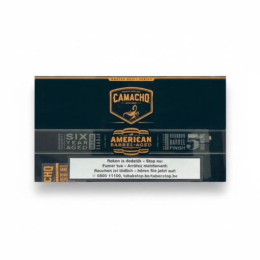[8879] Camacho American Barrel Aged Robusto A.T. - Box Of 20 Cigars