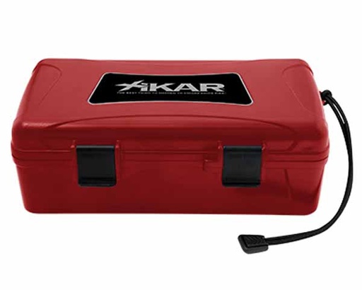 [9970] Humidor - Xikar Travel Red - 10 Cigars